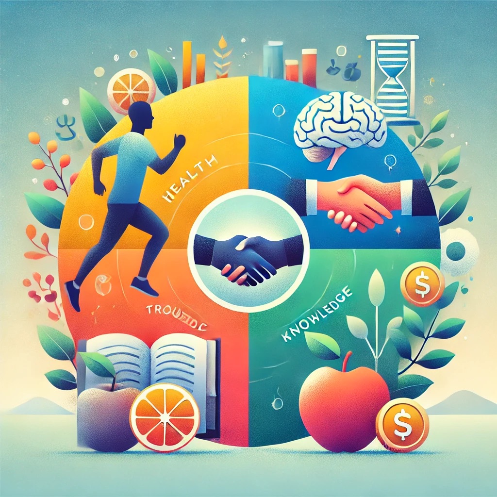 「健信知金」で築く豊かな人生