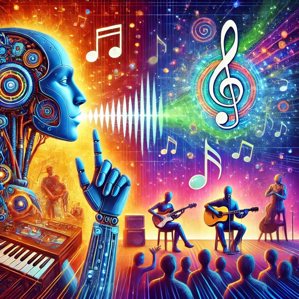 未来の音楽業界：AIとミュージシャンが奏でる新たなサウンドの世界